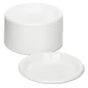 Best 9 in. Diameter Plates Plastic Dinnerware - White (500/Carton) Tabletop And Serveware
