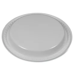 Best 9 in. Diameter Plates Plastic Dinnerware - White (500/Carton) Tabletop And Serveware