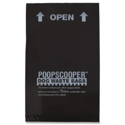 Best Dog Waste Bags Open-Face 0.5 gal 8-in x 13-in Black Perforated Roll 200 Bags/Roll 10 Rolls/Carton Trash & Waste Bins
