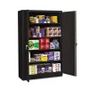 New 48 in. x 18 in. x 78 in. Assembled Jumbo Steel Storage Cabinet - Black Office Furniture & Lighting