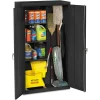 Best 36 in. x 18 in. x 64 in. Janitorial Cabinet - Black Office Furniture & Lighting