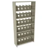 Best 36 in. x 12 in. x 76 in. Snap-Together Steel Six-Shelf Closed Starter Set - Sand Office Furniture & Lighting
