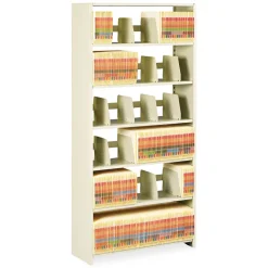 Best 36 in. x 12 in. x 76 in. Snap-Together Steel Six-Shelf Closed Starter Set - Sand Office Furniture & Lighting