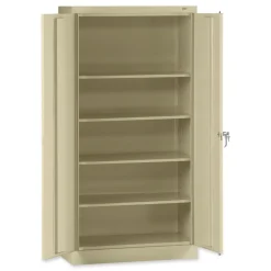 Sale 36 in. x 18 in. x 72 in. Unassembled High Standard Cabinet - Putty Office Furniture & Lighting