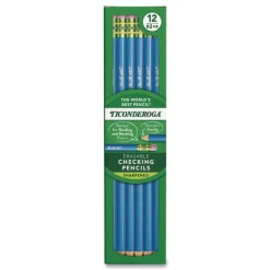 New 2.6 mm 2B (#2) Erasable Colored Pencils - Blue Lead/Blue Barrel (12/Pack) Pens, Pencils & Markers