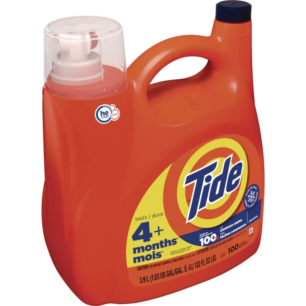 Sale 132 oz HE Liquid Laundry Detergent - Original Scent (4/Carton) Cleaning & Janitorial Supplies