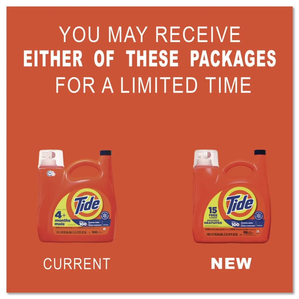 Sale 132 oz HE Liquid Laundry Detergent - Original Scent (4/Carton) Cleaning & Janitorial Supplies