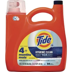 132 oz Hygienic Clean Heavy 10x Duty HE Liquid Laundry Detergent - Original Scent (4/Carton) Cleaning & Janitorial Supplies
