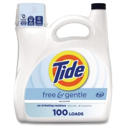 Free and Gentle 132 oz HE Compatible Liquid Laundry Detergent (4/Carton) Cleaning & Janitorial Supplies