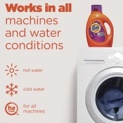 Clearance Plus Febreze 84 oz. Bottle HE Liquid Laundry Detergent - Spring and Renewal (4/Carton) Cleaning & Janitorial Supplies