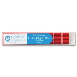 Online 4.4 millimeter Mechanical Wax-Based Marking Pencil Refills - Red (10/Box) Pens, Pencils & Markers