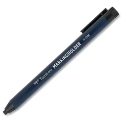 Outlet 4.4 mm Wax-Based Marking Pencil - Black Wax, Navy Blue Barrel (10/Box) Pens, Pencils & Markers