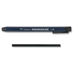 Outlet 4.4 mm Wax-Based Marking Pencil - Black Wax, Navy Blue Barrel (10/Box) Pens, Pencils & Markers