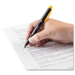 Online Bullet/Chisel Tip Highlighters - Golden Yellow Barrel/Golden Yellow Ink (10/Box) Pens, Pencils & Markers