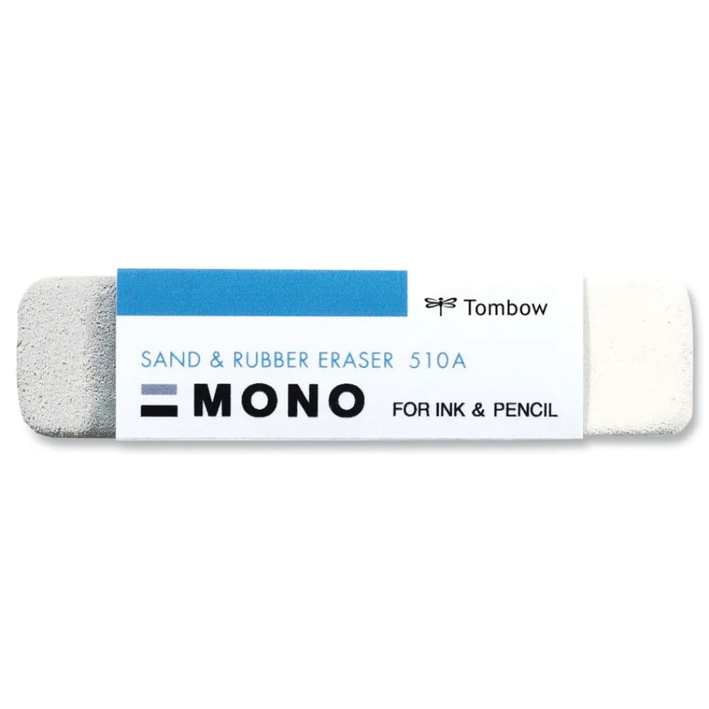 Outlet Rectangular Block Sand and Rubber Eraser for Pencil/Ink Marks - White/Medium Pens, Pencils & Markers