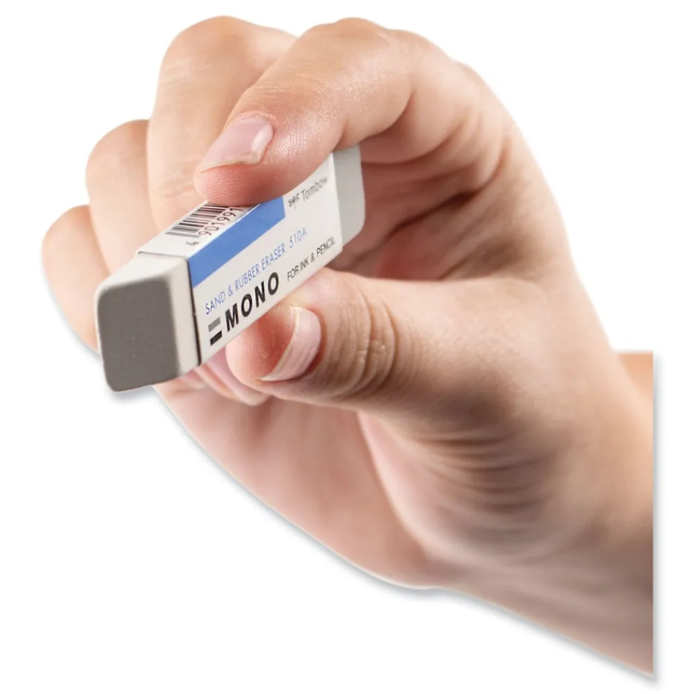 Outlet Rectangular Block Sand and Rubber Eraser for Pencil/Ink Marks - White/Medium Pens, Pencils & Markers