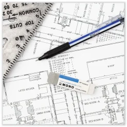 Outlet Rectangular Block Sand and Rubber Eraser for Pencil/Ink Marks - White/Medium Pens, Pencils & Markers