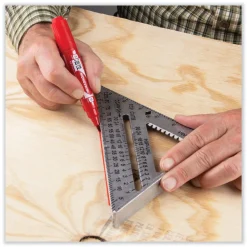 Outlet Mono Twin Fine/Broad Tips Bold Permanent Marker - Red (10/Box) Pens, Pencils & Markers