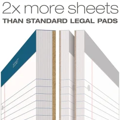 Sale 8.5 in. x 11.75 in. Double Docket Pads with Extra Sturdy Back - White (100-Sheets/Pad) Cleaning & Janitorial Supplies