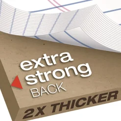 Sale 8.5 in. x 11.75 in. Double Docket Pads with Extra Sturdy Back - White (100-Sheets/Pad) Cleaning & Janitorial Supplies