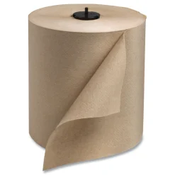 Hot 7.7 in. x 700 ft. Matic Hardwound Roll Towel - Natural (6/Carton) Paper & Dispensers|Cleaning & Janitorial Supplies