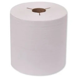 New 8 in. x 800 ft. Universal Notched Hand Towel Roll - Natural White (6 Rolls/Carton) Cleaning & Janitorial Supplies