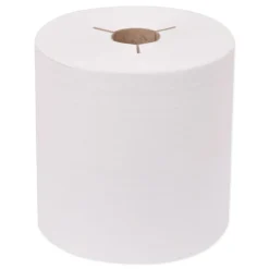 New 7.5 in. x 630 ft. Universal Notched Hand Towel Roll - White (6 Rolls/Carton) Cleaning & Janitorial Supplies