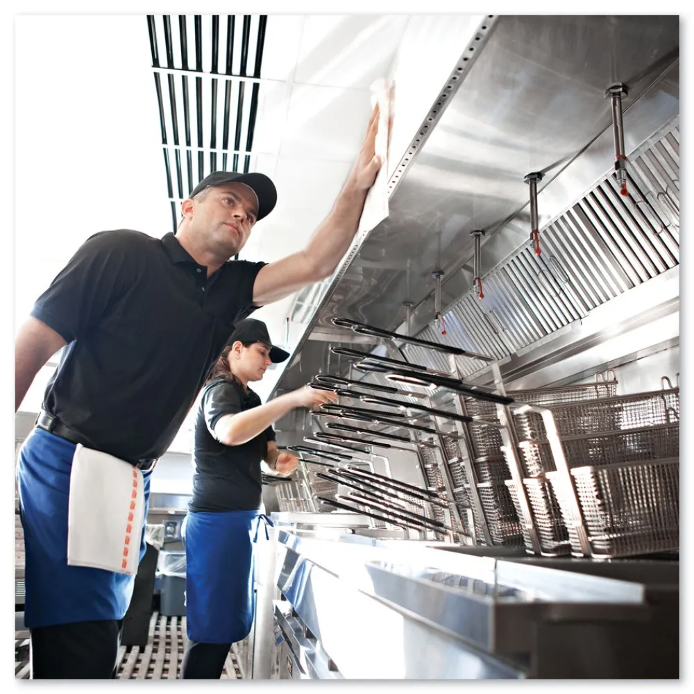 Discount 13 in. x 21 in. Foodservice Cloth - White (50/Carton) Paper & Dispensers|Cleaning & Janitorial Supplies