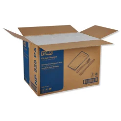 Best 15 in. x 17 in. 2-Ply 1/8-Fold Advanced Dinner Napkins - White (2800/Carton) Paper & Dispensers