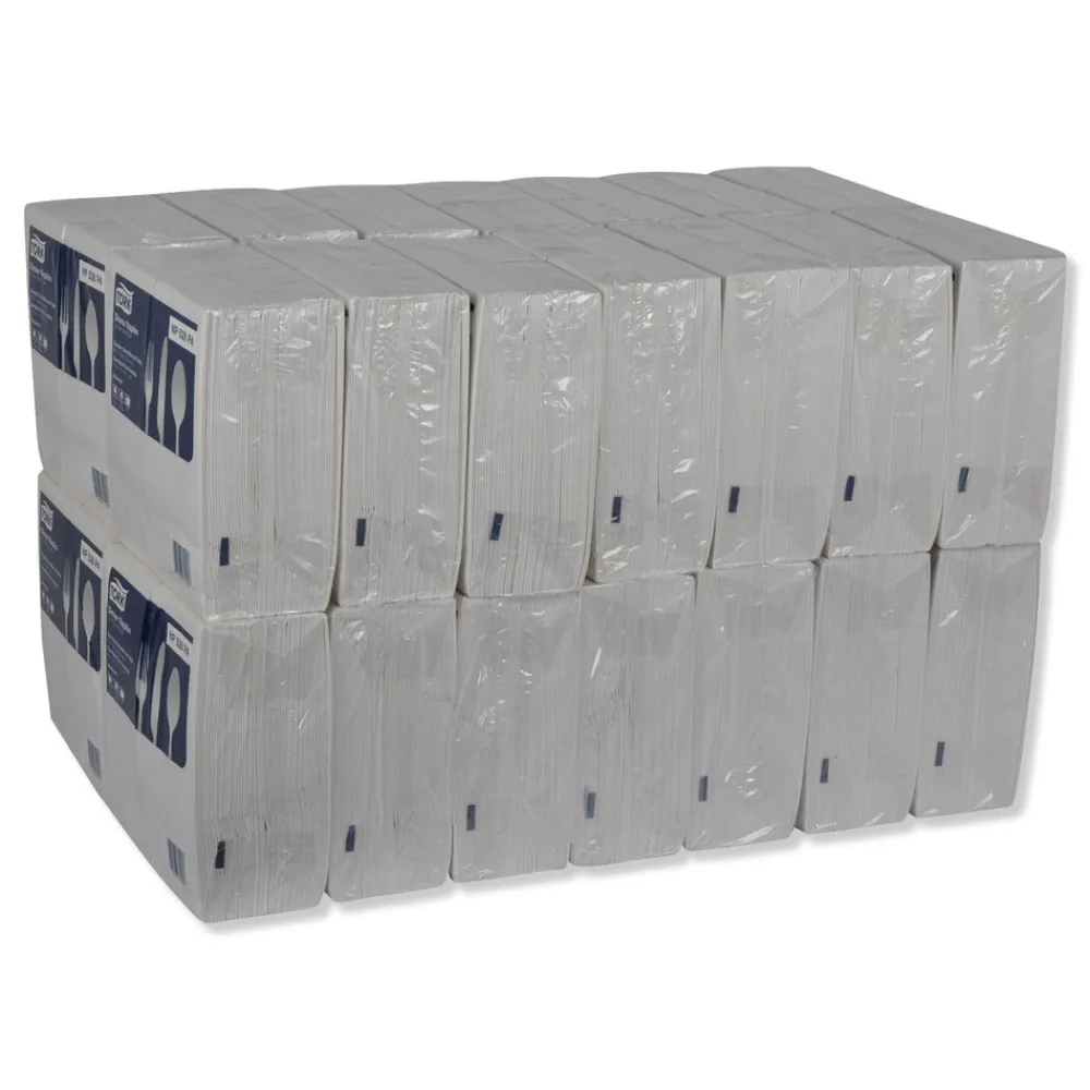 Best 15 in. x 17 in. 2-Ply 1/8-Fold Advanced Dinner Napkins - White (2800/Carton) Paper & Dispensers