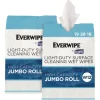 Best 8 in. x 6 in. 1-Ply Light-Duty Surface Cleaning Wet Wipe - Unscented, White (2 Rolls/Carton) Cleaning & Janitorial Supplies