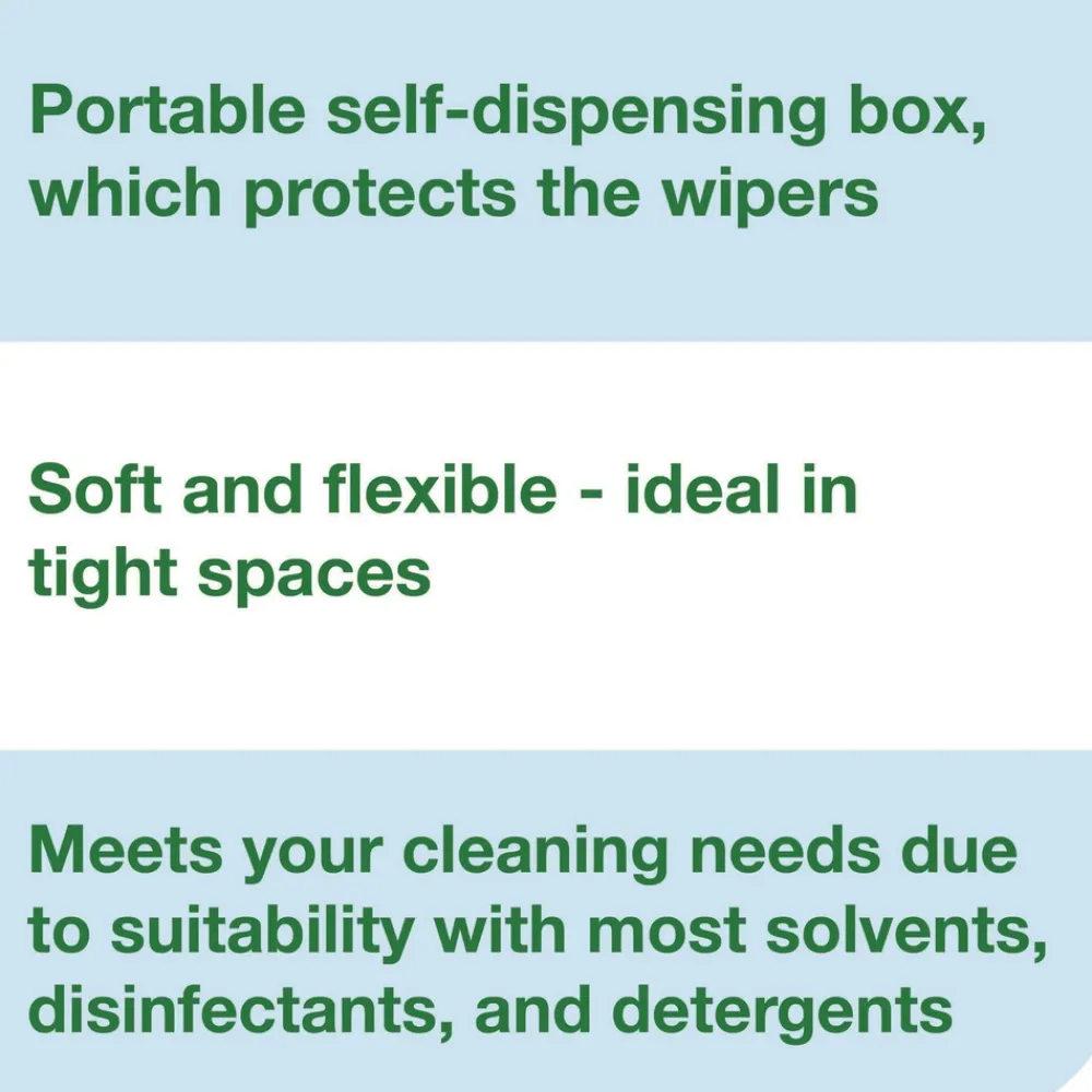 Clearance 15 in. x 15 in. 1-Ply Low-Lint Cleaning Cloth - Blue (4 Boxes/Carton) Cleaning & Janitorial Supplies