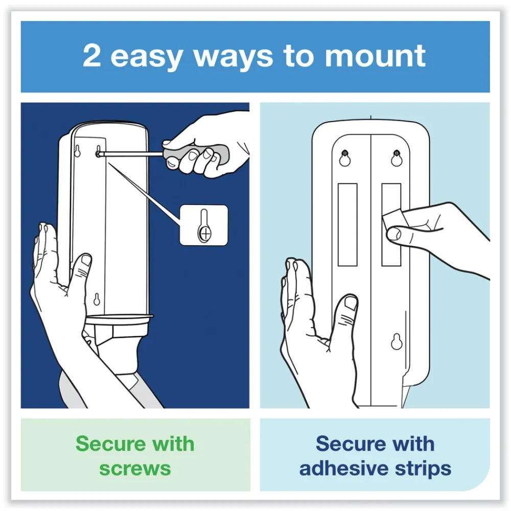 4.4 in. x 4.5 in. x 11.5 in. Elevation Liquid Skincare Dispenser - White Skin Care & Personal Hygiene