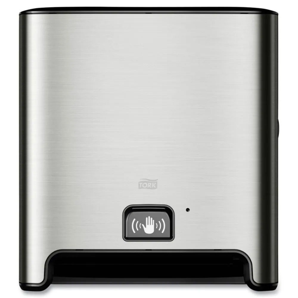Clearance 13.58 in. x 8.03 in. x 14.69 in. Wall Mount Hand Towel Roll Dispenser with Intuition Sensor - Stainless Steel Paper & Dispensers