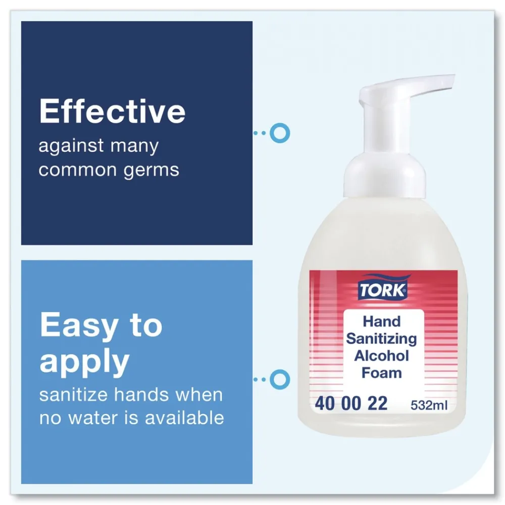 Discount 18 oz. Pump Bottle Unscented Alcohol Foam Hand Sanitizer (6/Carton) Skin Care & Personal Hygiene