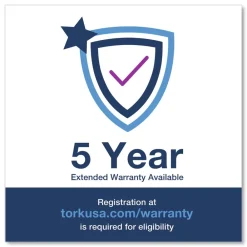 Online 552538 PeakServe Continuous 14.44 x 3.97 x 19.3 Hand Towel Dispenser - Black Paper & Dispensers