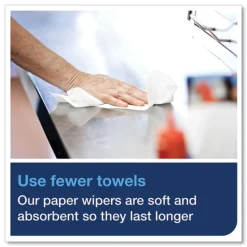 Sale 291380 1-Ply 7.68 in. x 1150 ft. Paper Wiper Roll Towel - White (4/Carton) Paper & Dispensers