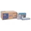 Outlet 440278 4-Ply 12.8 in. x 16.4 in. Unscented Industrial Paper Wiper - Blue (450/Carton) Paper & Dispensers