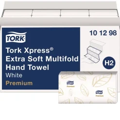 Sale 101298 2-Ply 9.12 x 12.8 Xpress Extra Soft Multifold Towel - White (16/Carton) Paper & Dispensers