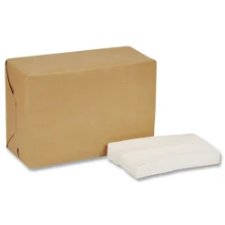 Online 13.8 x 8.5 Multipurpose Paper Wiper - White (12/Carton) Cleaning & Janitorial Supplies