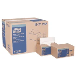 Outlet 192125A 9 x 10.25 2-Ply Multipurpose Paper Wiper - White (18/Carton) Paper & Dispensers