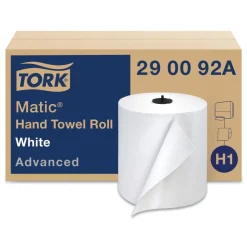 New 290092A Advanced Matic 7.7 in. x 525 ft. 2-Ply Hand Towel Roll - White (6/Carton) Paper & Dispensers|Cleaning & Janitorial Supplies