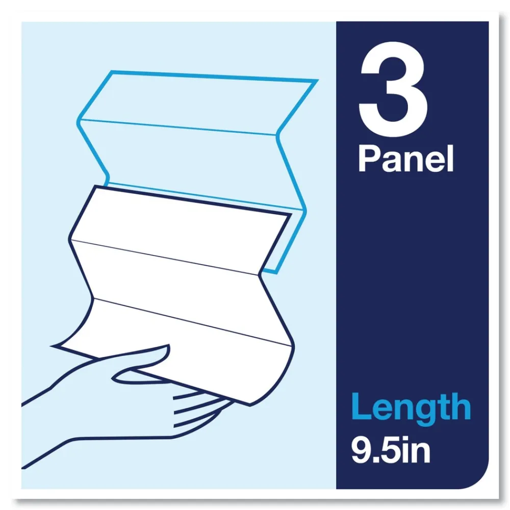 Clearance Advanced 9 x 9.5 1-Ply Multifold Hand Towel - White (16/Carton) Paper & Dispensers