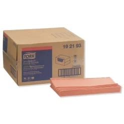 150/Carton 13 in. x 24 in. Odor Resistant Foodservice Cloths - Red Cleaning & Janitorial Supplies