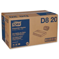 D820 1-Ply 13 in. x 12 in. Advanced Soft Minifold Dispenser Napkins White (6000/Carton) Paper & Dispensers
