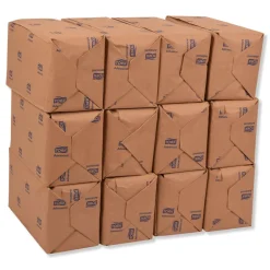 New D806E Advanced 1-Ply 12 in. x 17 in. Masterfold Dispenser Napkins - Natural (12/Carton) Paper & Dispensers