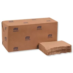 New D806E Advanced 1-Ply 12 in. x 17 in. Masterfold Dispenser Napkins - Natural (12/Carton) Paper & Dispensers