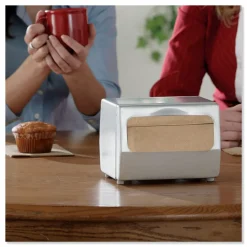 Hot 1-Ply 13 in. x 12 in. Advanced Soft Minifold Dispenser Napkins - Natural (6000/Carton) Paper & Dispensers