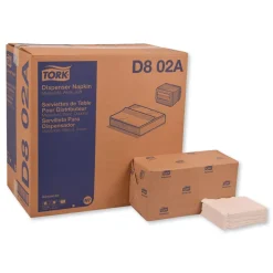 New 1-Ply 12 in. x 17 in. Advanced Masterfold Dispenser Napkins - White (6000/Carton) Paper & Dispensers