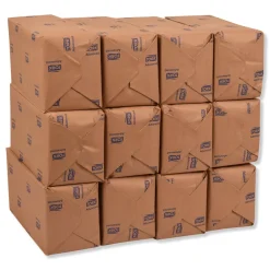 New 1-Ply 12 in. x 17 in. Advanced Masterfold Dispenser Napkins - White (6000/Carton) Paper & Dispensers